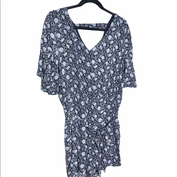 Loft Daisy Bar Back Flutter Romper - Picture 6 of 9